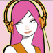 DJ aux cheveux roses